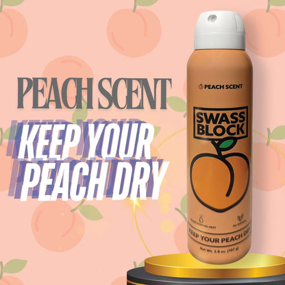 Swass Block Peach Spray: Stay Dry and Fresh with a Burst of Fruity Delight! - Swass Block