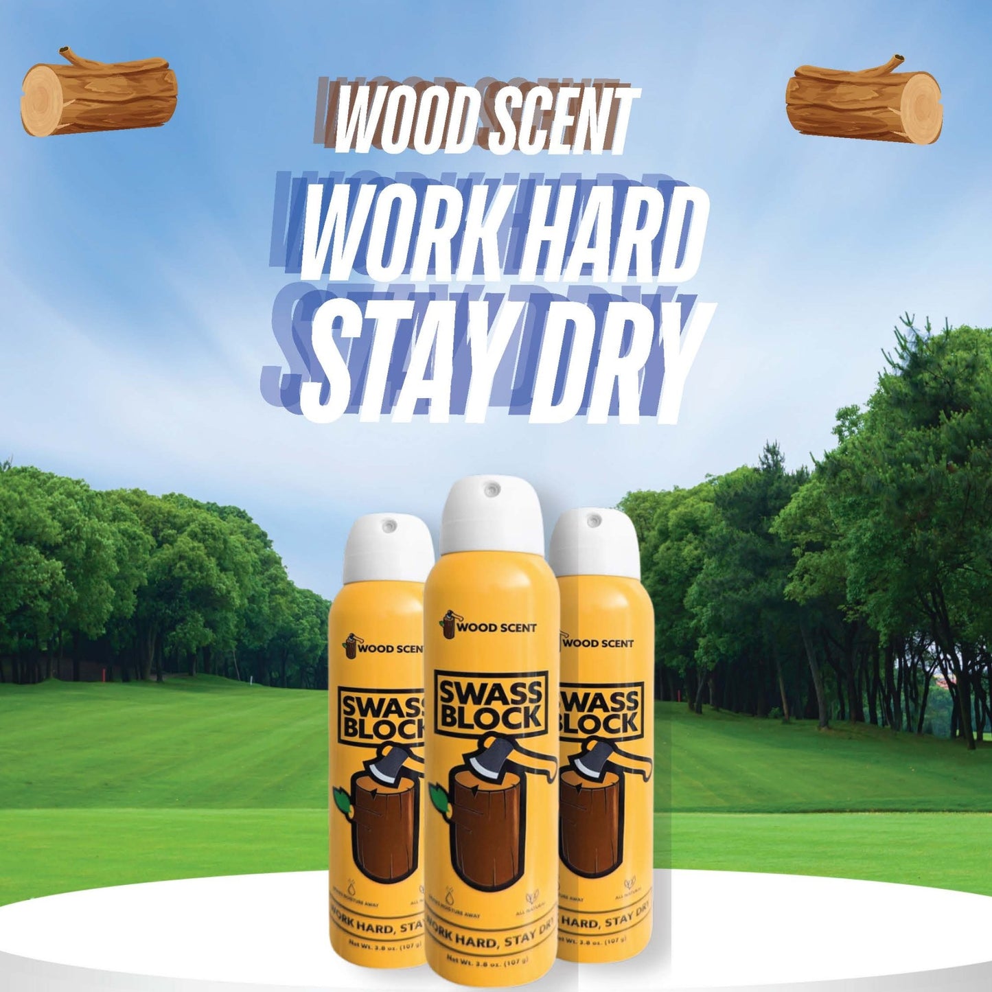 Woodland Wonder: Swass Block Wood Scent Spray for a Refreshing and Sweat-Free Experience! - Swass Block