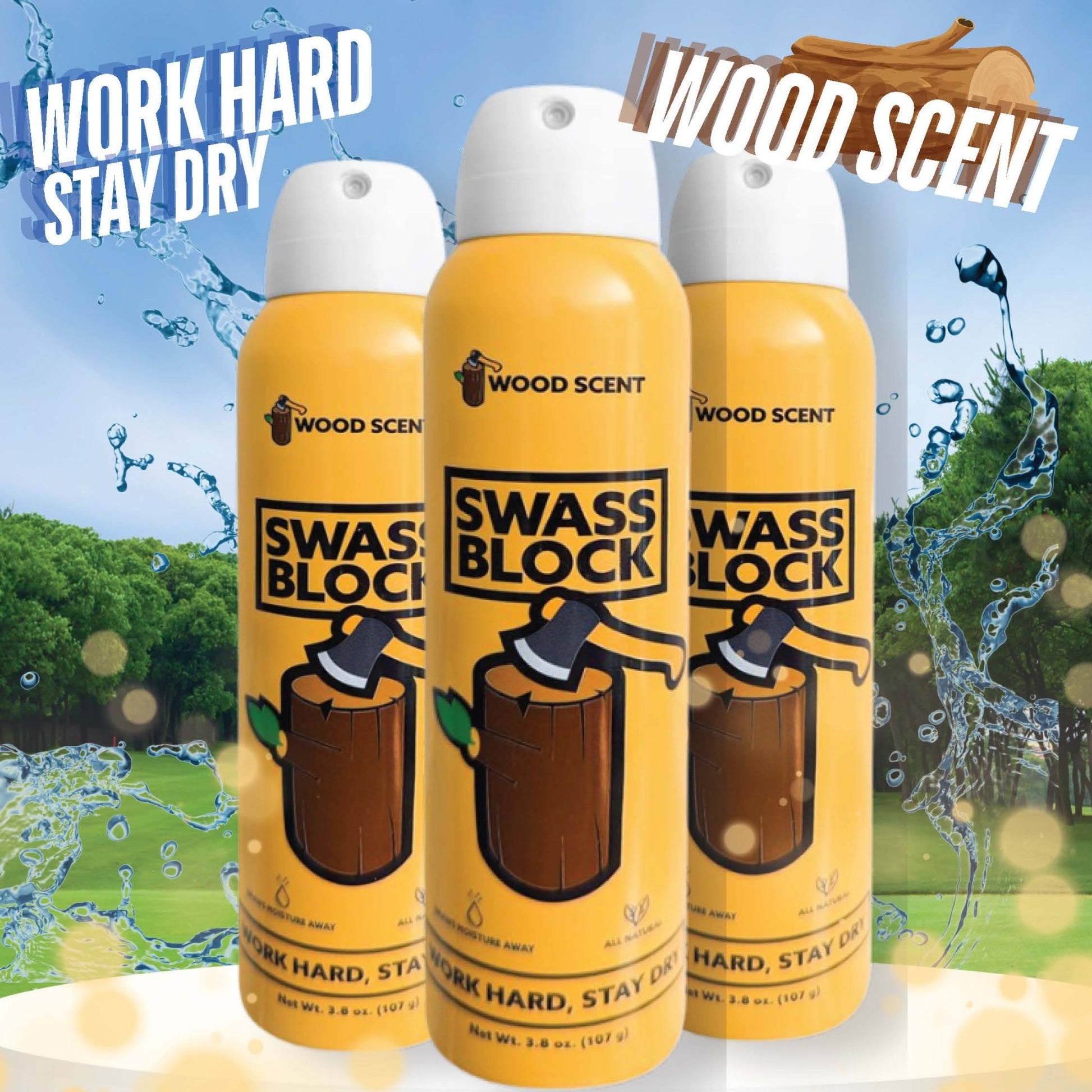 Woodland Wonder: Swass Block Wood Scent Spray for a Refreshing and Sweat-Free Experience! - Swass Block