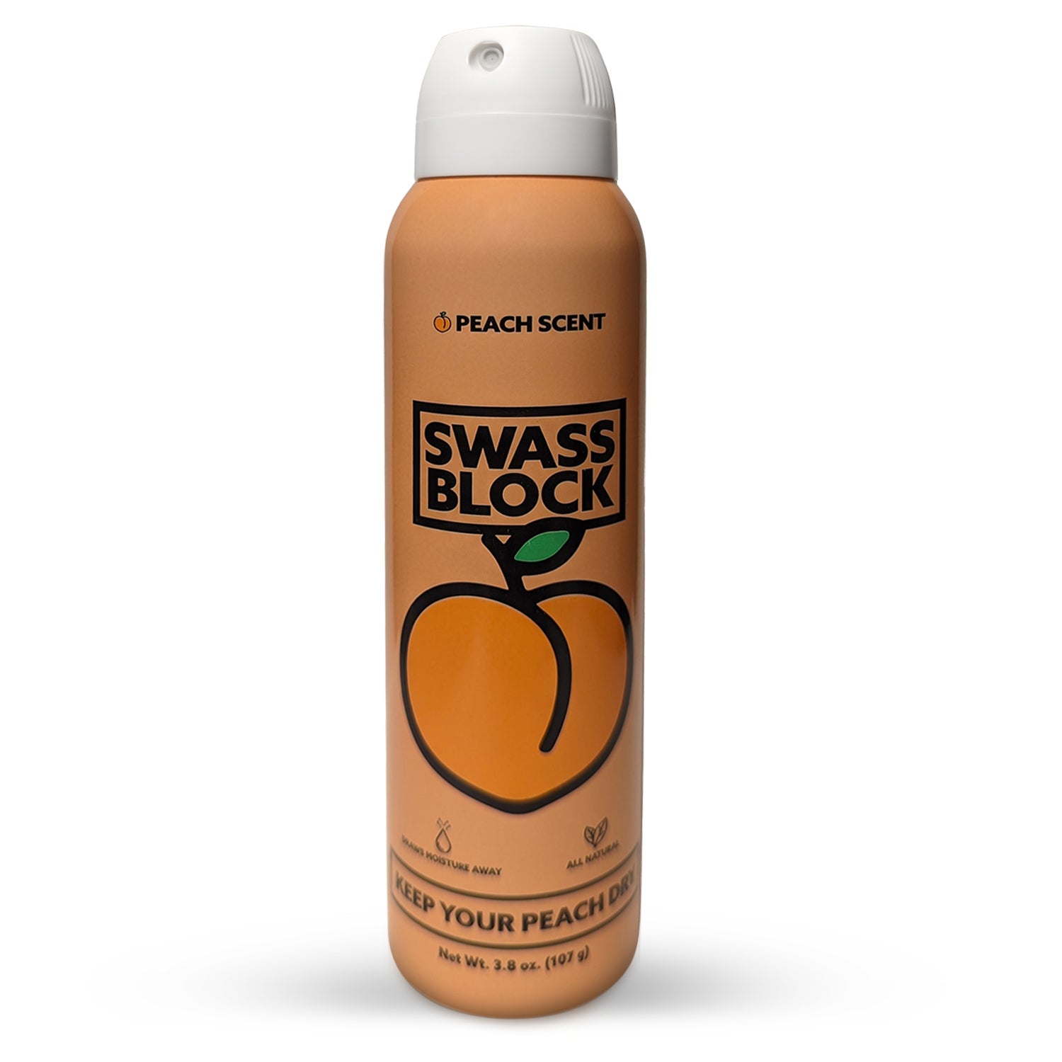 Swass Block Peach Spray: Stay Dry and Fresh with a Burst of Fruity Delight! - Swass Block